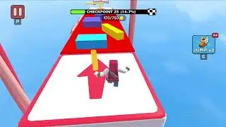 Mega Parkour : Obby Escape Run gameplay Part 1