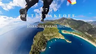 Dağdan Uçmak . Yamaç Paraşüt Kalkışlar . 1700  Metre Pist ASMR