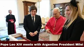 Pope Leo XIV meets with Argentine President Milei | Synodal Times | 08.06.25