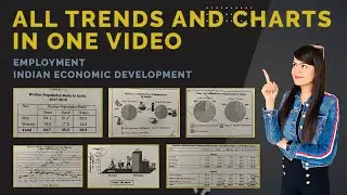All TRENDS / CHARTS / TABLES in one video | Employment | Indian Economic Development | Class 12th |