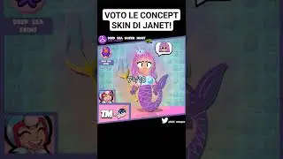 VOTO LE CONCEPT SKIN DI JANET! pt.2 #brawlstars #community #janet