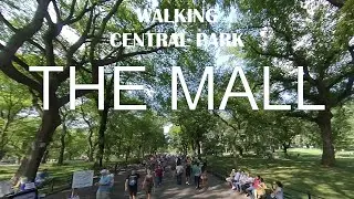 Walking The Mall Literary walk - Central Park Manhattan, New York