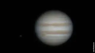 Ганимед и Юпитер, 11 февраля 2026 года, 20:25