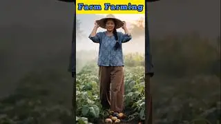 Gardening in the Potato Field #farming #farm #short