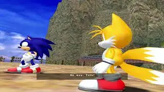 Sonic Adventure DX (Sonic's Story) - Boss #2 + Stage #2 - Egg Hornet + Windy Valley