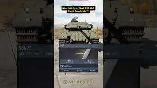 War Thunder - Strv 104's Spot That APFSDS Can't Penetrate?. #warthunder