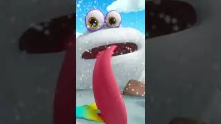 Yum! Gobblefrog Tries Rainbow Ice Cream! 🐸🌈 #morphle #kidsshorts