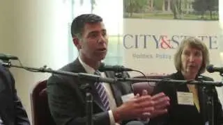 Mike Hein Discusses Municipal Budgets at a City & State Conference.