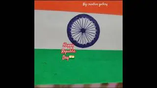Beautiful Indian Tricolour Flag | Republic Day special craft | paper craft #shorts#diy