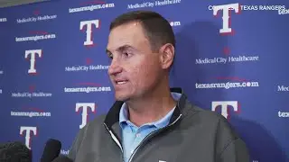 Rangers GM Chris Young gives updates on Rangers roster moves before Game 4 of the 2023 World Series