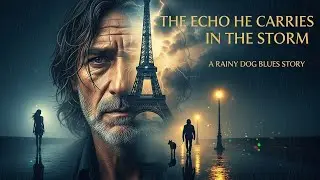 The Echo He Carries in the Storm 🌧️ Emotional Cinematic Blues Rock Ballad | Rainy Dog Blues Radio