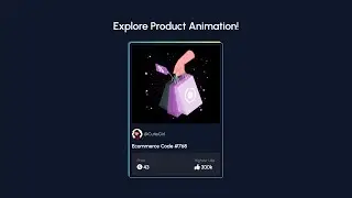 Product Card Animation Image with Lottie files HTML CSS | Product Card Image Lottiefiles @raselcoder