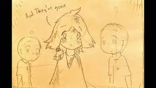 Moth and Veteran (Part 3.) A lonely moth/ A drawn story - Sky Siguysu