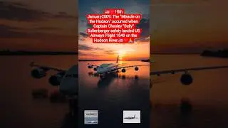 🇺🇸&hearts;️Miracle on the Hudson|15th January, 2009|Aeroplane landing on Hudson river#bumpylanding#miracle