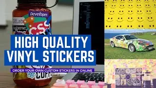 How to Order Your Own Vinyl Stickers online for free - Easy and Cheap high quality custom stickers