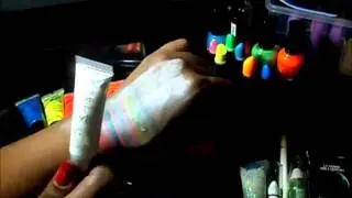 halloween BRIGHT UV FLORESCENT BLACK LIGHT MAKE UP BRIGHT FX collection
