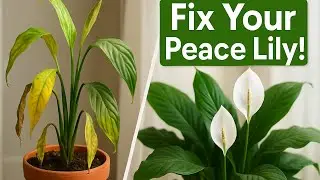 Peace Lily Care Indoors | Fix Yellow Leaves, Drooping & No Flowers!