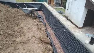 Stavba chaty svépomoci 24. Díl - Štěrkové lóže a drenáže