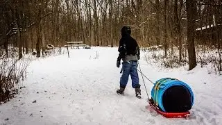 Winter Camping with Kids, What's in my Pack