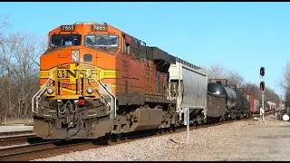 Railfanning the BNSF in Afton OK, 1-21-26
