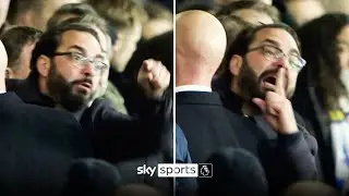 Leeds' Director of Football, Victor Orta, taunts & shushes crowd at full time! 🤫