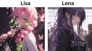 Lisa VS Lena: Anime Edition | pokemon