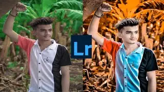 orange and red tone photo editing tutorial Lightroom presets effect photo editing