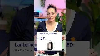 Lanterne avec bougie led de chez action #action #unboxing #avis #lantern #bougie #led #teste #valide