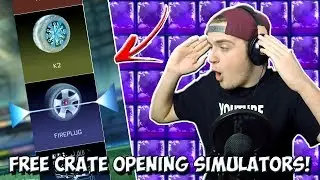 Best FREE Rocket League Crate Opening SIMULATOR 2017! | Infinite Keys = Infinite Crates!