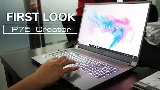 Quick first look at the MSI P75 Creator - the very first unit here in the Philippines!