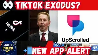 BREAKING: TikTok Users FLEE After Larry Ellison Purchase | New App &ldquo;UpScrolled&rdquo; Surges