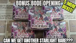 I Pulled 2 Starlight Rares In Less Than 1 Case Of Burst Of Destiny!!! Opening 5 More Boxes!