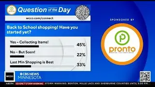 WCCO Minneapolis: Question of the Day sponsored by Pronto Heating and Air Conditioning