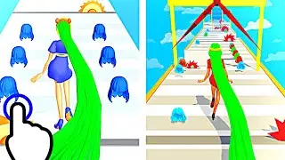 Long Hair Girl Runner - Long Hair Wig Girl Run - All Levels iOS Android GamePlay