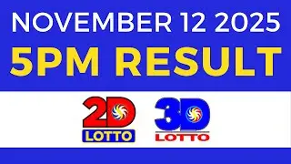 Lotto Result Today November 12 2025 2pm