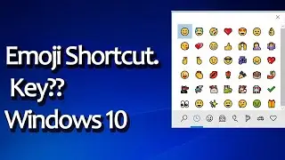 Windows emoji keyboard Shortcuts 