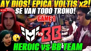 😲Leo, k1, benjaz analizan HEROIC vs BB TEAM Game 1 Bo3 - TOP 4 Playoffs TI 2025😲