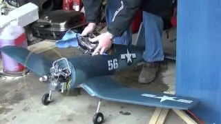 F4U Corsair DLE20RA First Run