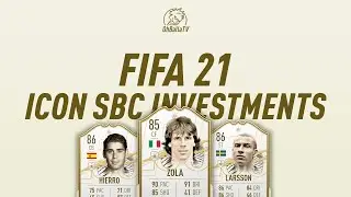 ICON SBC'S ANNOUNCED! ICON, FODDER  & OTW FIFA 21 INVESTING
