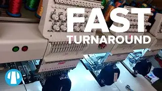 Fast Turnaround Embroidery | The Discovertee