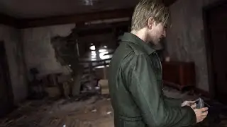 Silent Hill 2 Remake Lying Figure Monster First Encounter and Melee Combat 4K Gameplay