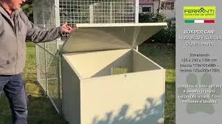 Box cani esterno con cuccia coibentata mod: Eco + Cuccia Dobermann VIDEO PRESENTAZIONE - Ferranti