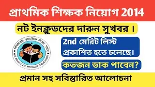 PRIMARY 2014 2nd MERIT LIST || NOT INCLUDED CANDIDATES GOOD NEWS || PRIMARY TET NEWS TODAY