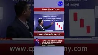 Three Black Crows Pattern | Stock Market Trading | CPIA Academy | Chandresh Singh Parihar