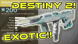 Destiny 2 | Riskrunner Review | Warlock Exotic Submachine Gun