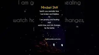 Switch Your Mindset & Watch Your Life Change 🌱 | Healing & Growth Motivation #MindsetShift #SelfLove