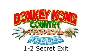 Donkey Kong Country: Tropical Freeze - 100% Guide - 1-2 Shipwreck Shore (Secret Exit)