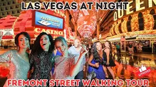 🃏🎇 Neon Nights on Fremont Street: Las Vegas After Dark Walking Tour!