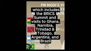 Modi Launches Five-Nation Tour