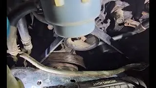 Honda Accord Timing Belt Step 21 &mdash; Engine Mount & Alternator/AC Belt Installed